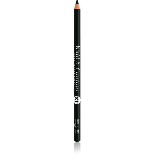 Bourjois Bourjois Khôl & Contour XL dugotrajna olovka za oči nijansa 001 Noir-issime 1,65 g