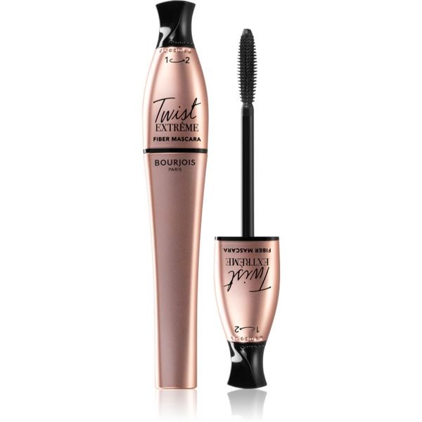 Bourjois Bourjois Twist Extreme maskara za volumen, dužinu i odvajanje trepavica nijansa 24 Black 8 ml