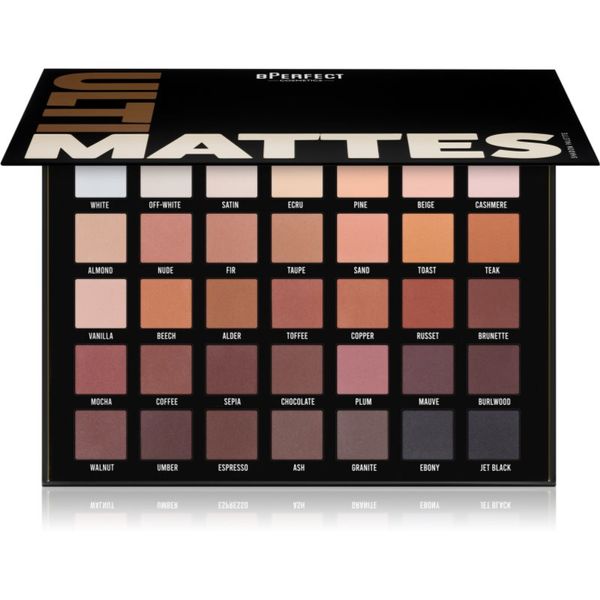 BPerfect BPerfect Ultimattes paleta sjenila za oči 45,5 g