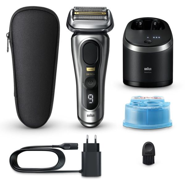 Braun Braun Series 9 PRO+ 9567cc električni aparat za brijanje sa stanicom za čišćenje i punjenje Silver 1 kom