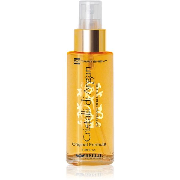 Brelil Professional Brelil Professional Cristalli di Argan Extreme Brilliance posvjetljujući tekući kristali za suhu kosu 50 ml