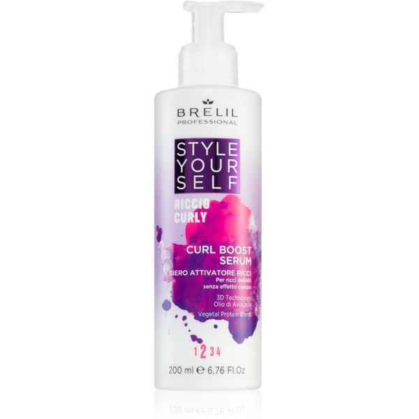 Brelil Professional Brelil Professional Style YourSelf Curl Boost Serum serum za kovrčavu kosu 200 ml