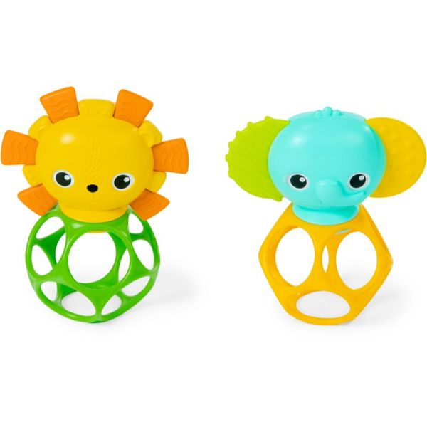 Bright Starts Bright Starts Soother Pals™ Easy-Grasp igračka s grickalicom 3 m+ 2 kom