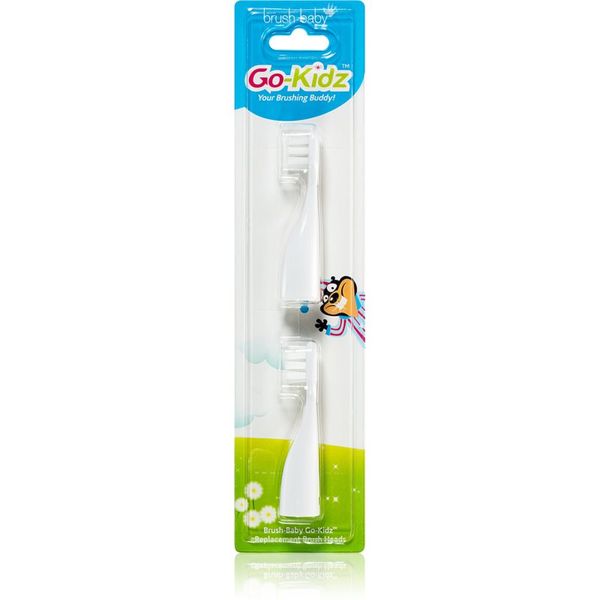 Brush Baby Brush Baby Go-Kidz zamjenske glave za zubnu četkicu za djecu od 3 godine 2 kom
