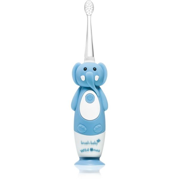 Brush Baby Brush Baby WildOnes WildOne električna četkica za zube + 2 zamjenske glave za djecu Elephant 1 kom