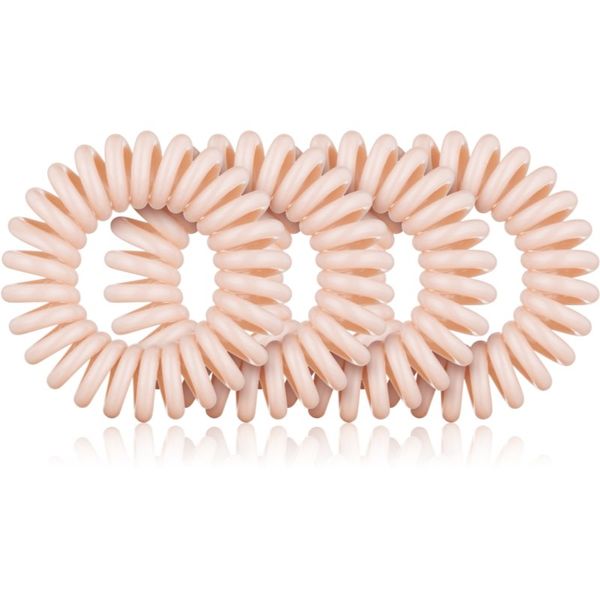 BrushArt BrushArt Hair Rings gumice za kosu Nude 4 kom