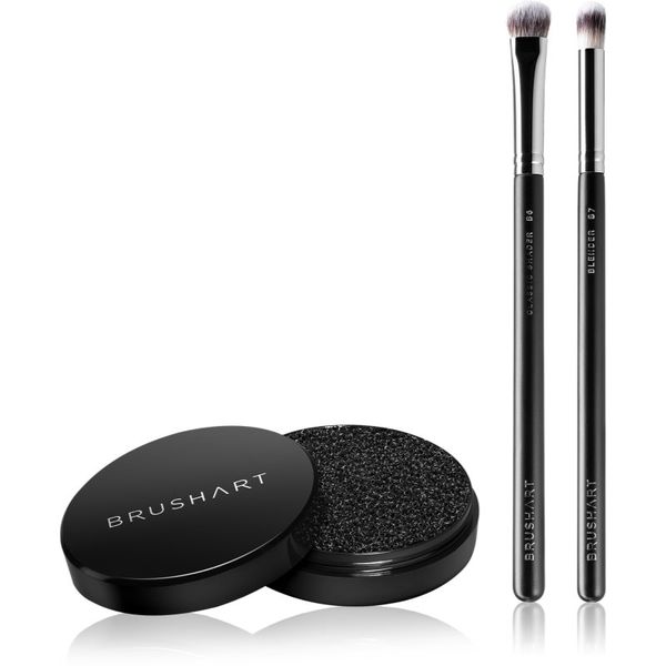 BrushArt BrushArt Professional Eyeshadow brush set with brush cleaning sponge set kistova za šminkanje očiju