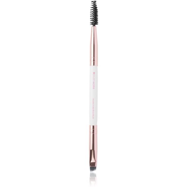Brushworks Brushworks Double Ended Brow Brush kist za obrve sa četkicom 1 kom