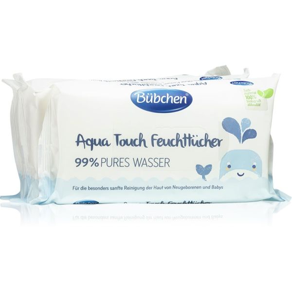 Bübchen Bübchen Aqua Touch vlažne maramice za djecu 3x48 kom