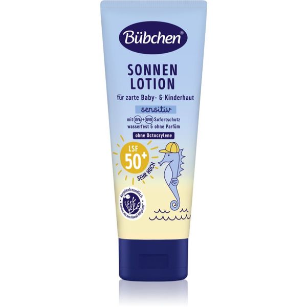 Bübchen Bübchen Sensitive Sun Lotion SPF 50+ zaštitno mlijeko za sunčanje za djecu SPF 50+ 100 ml