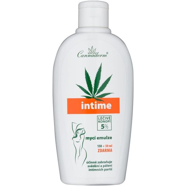 Cannaderm Cannaderm Intime Cleansing emulsion emulzija za intimnu higijenu s uljem kanabisa 200 ml