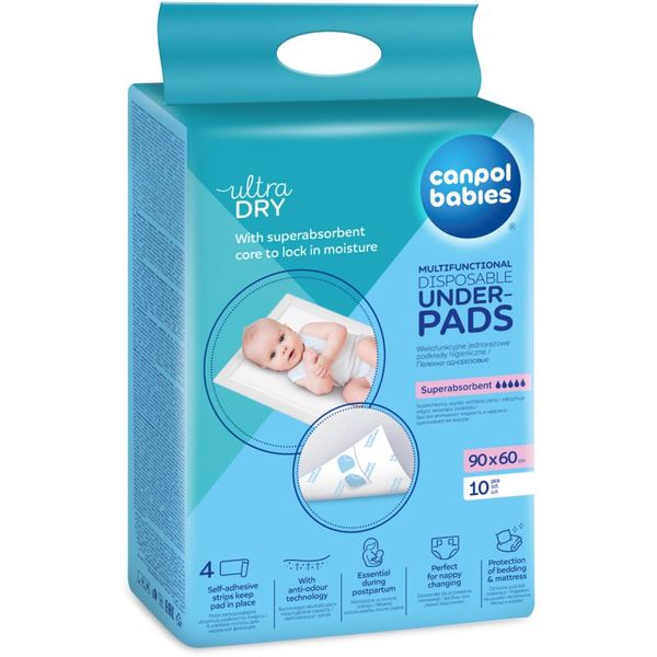 Canpol Babies Canpol babies Disposable Underpads jednokratne podloge za previjanje Super Absorbent 10 kom