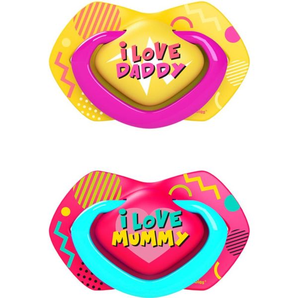 Canpol Babies Canpol babies Neon Love C 18m+ duda Pink 2 kom