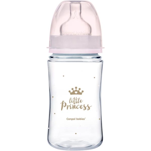 Canpol Babies Canpol babies Royal Baby bočica za bebe 3m+ Pink 240 ml