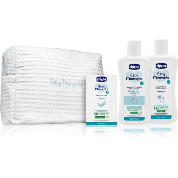 Chicco Chicco Baby Moments Blue poklon set(za djecu od rođenja)