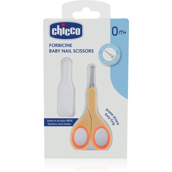 Chicco Chicco Baby Nail Scissors dječje škarice za nokte sa zaobljenim vrhom 0 m+ 1 kom