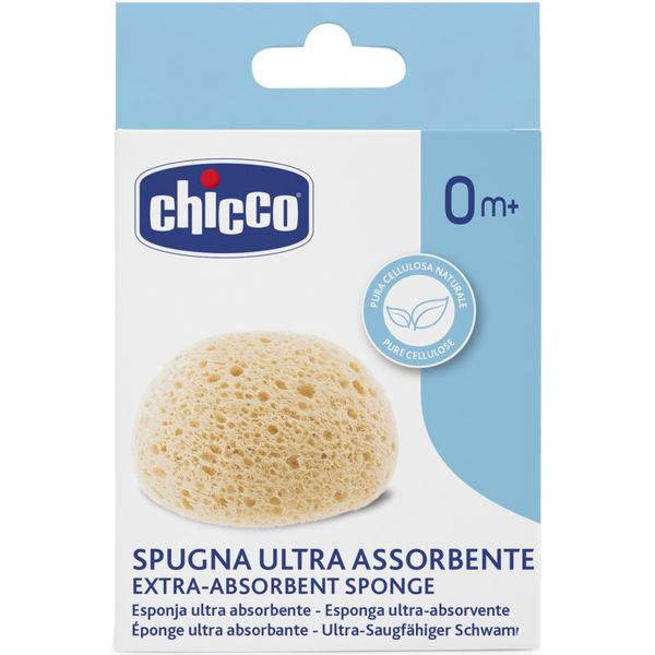 Chicco Chicco Extra-Absorbent Sponge dječja spužva za kupanje 0m+ 1 kom