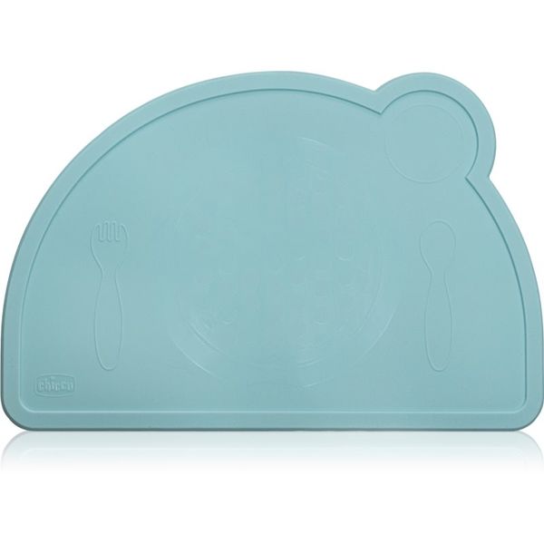Chicco Chicco Placemat silikonski podmetač Blue-green 18m+ 1 kom