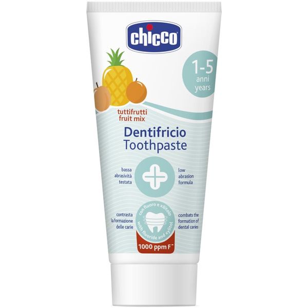 Chicco Chicco Toothpaste Fruit Mix zubna pasta za djecu s fluoridem 1-5 y 50 ml