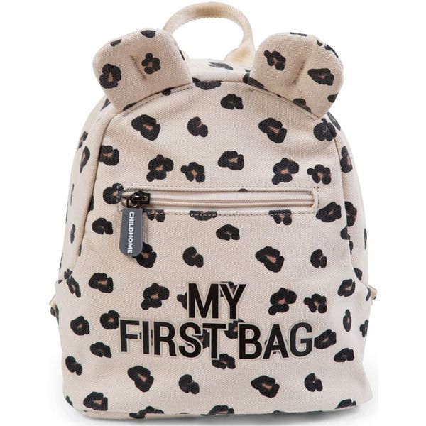 Childhome Childhome My First Bag Canvas Leopard dječji ruksak 20x8x24 cm