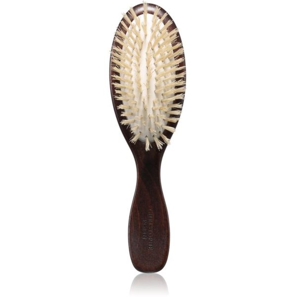 Christophe Robin Christophe Robin Travel Hairbrush drvena četka za kosu s čekinjama divlje svinje 1 kom
