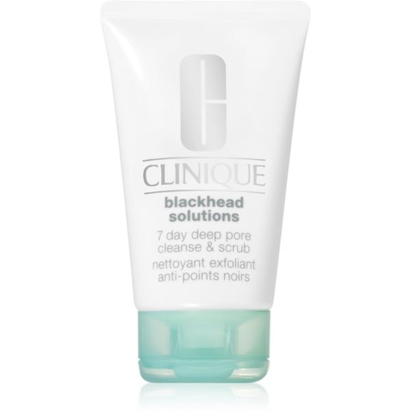Clinique Clinique Blackhead Solutions 7 Day Deep Pore Cleanse & Scrub piling za čišćenje lica protiv mitesera 125 ml