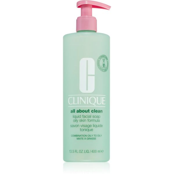 Clinique Clinique Liquid Facial Soap Oily Skin Formula tekući sapun za mješovitu i masnu kožu 400 ml