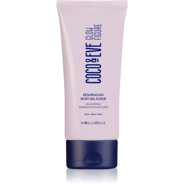 Coco & Eve Coco & Eve Glow Figure Resurfacing Body Gel Scrub nježni piling za tijelo 170 ml