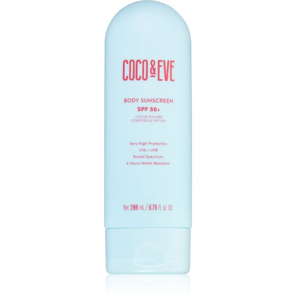 Coco & Eve Coco & Eve SPF 50+ Body Sunscreen blagi hranjivi fluid SPF 50+ 200 ml