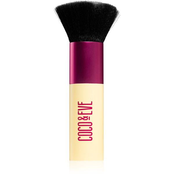 Coco & Eve Coco & Eve Sunny Honey Deluxe Vegan Kabuki Brush kist za puder Kabuki za tijelo i lice 1 kom