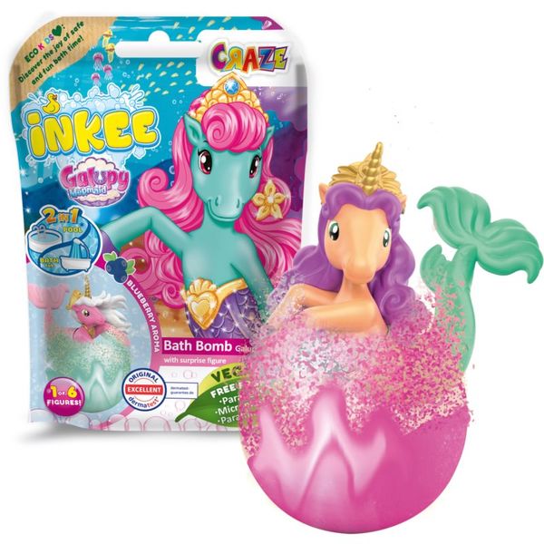 Craze Craze Bath Bomb Galupy Mermaid šumeća kugla za kupku 1 kom