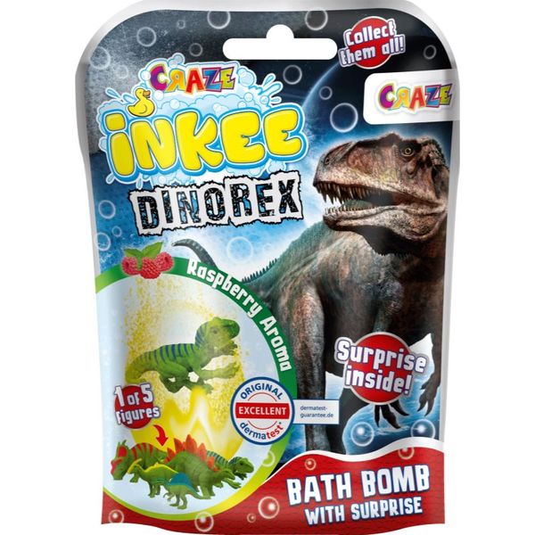 Craze Craze INKEE Dino bomba za kupanje za djecu 1 kom