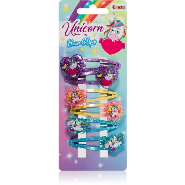 Craze Craze Unicorn ukosnice za kosu 6 kom