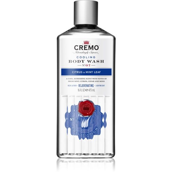 Cremo Cremo Cooling Body Wash Citrus & Mint Leaf hidratantni gel za tuširanje 473 ml