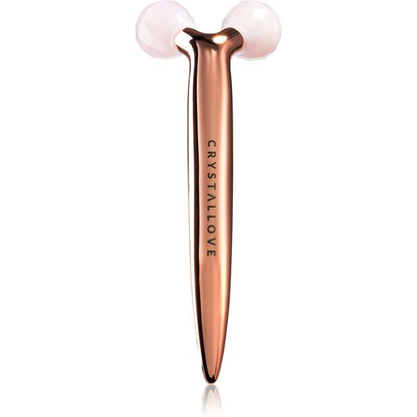 Crystallove Crystallove Rose Quartz 3D Lift & Sculpt Facial Roller pomagalo za masažu