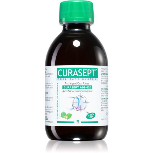 Curasept Curasept Ads Astringent 020 Oral Rinse umirujuća vodica za ispiranje usta protiv krvarenja zubnog mesa 200 ml