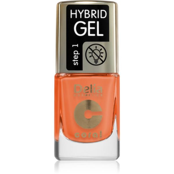 Delia Cosmetics Delia Cosmetics Coral Nail Enamel Hybrid Gel gel lak za nokte nijansa 143 11 ml