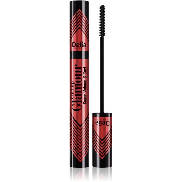 Delia Cosmetics Delia Cosmetics Glamour maskara za produljenje, uvijanje i volumen nijansa Black 11 ml