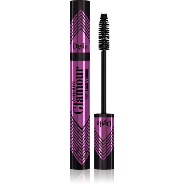 Delia Cosmetics Delia Cosmetics Glamour maskara za volumen i produžavanje trepavica za osjetljive oči nijansa Black 11 ml