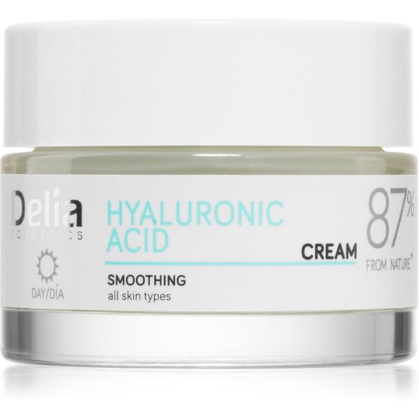 Delia Cosmetics Delia Cosmetics Hyaluronic Acid krema za hidrataciju i zaglađivanje lica s hijaluronskom kiselinom 50 ml