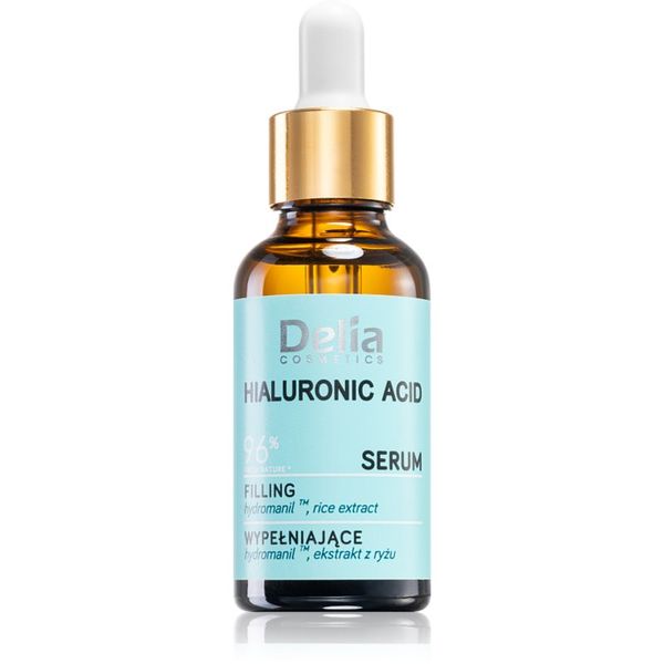 Delia Cosmetics Delia Cosmetics Hyaluronic Acid serum za popunjavanje za lice, vrat i dekolte 30 ml