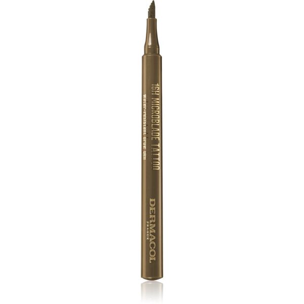 Dermacol Dermacol 16H Microblade Tattoo vodootporni tuš za obrve nijansa 01 1 ml