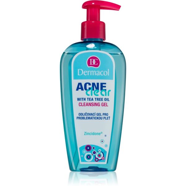 Dermacol Dermacol Acne Clear gel za skidanje šminke i čišćenje za problematično lice 200 ml