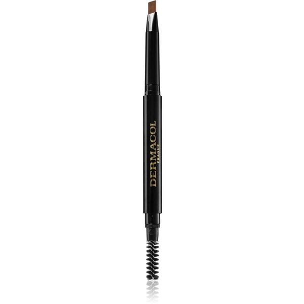 Dermacol Dermacol Eyebrow Perfector automatska olovka za obrve sa četkicom nijansa 02