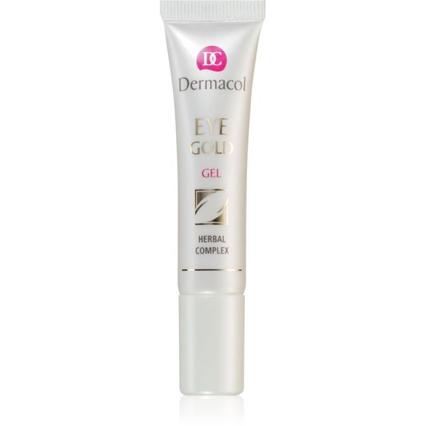 Dermacol Dermacol Gold osvježavajući gel protiv oticanja i tamnih krugova 15 ml