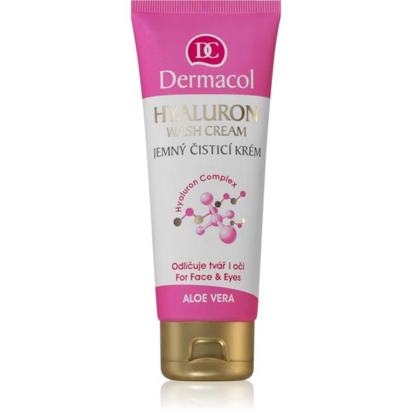 Dermacol Dermacol Hyaluron nježna krema za čišćenje za lice i oči 100 ml