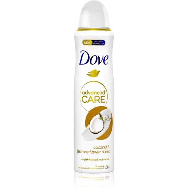 Dove Dove Advanced Care Antiperspirant antiperspirant u spreju 72h Coconut & Jamine Flower 150 ml