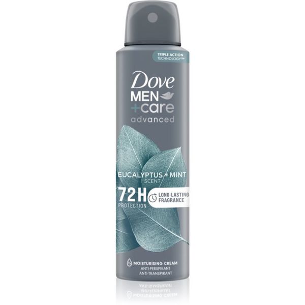 Dove Dove Men+Care Advanced antiperspirant u spreju 72h Eucalyptus & Mint 150 ml