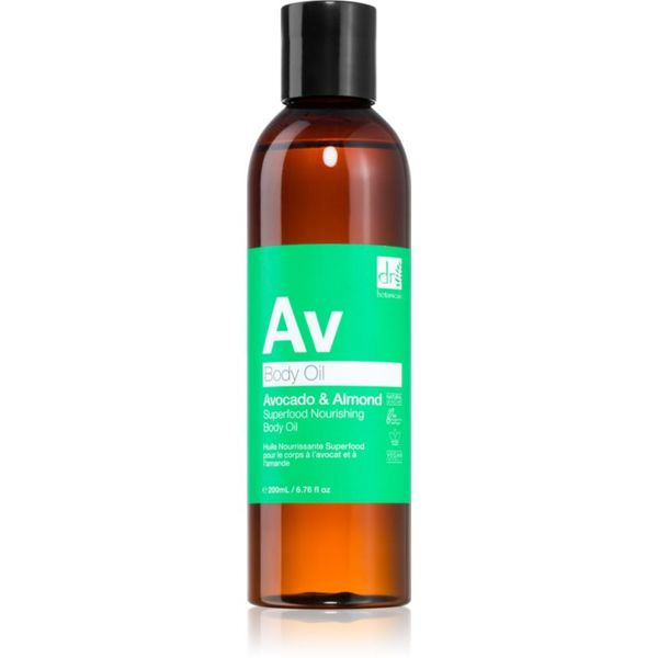 Dr Botanicals Dr Botanicals Avocado & Almond hranjivo ulje za tijelo 200 ml
