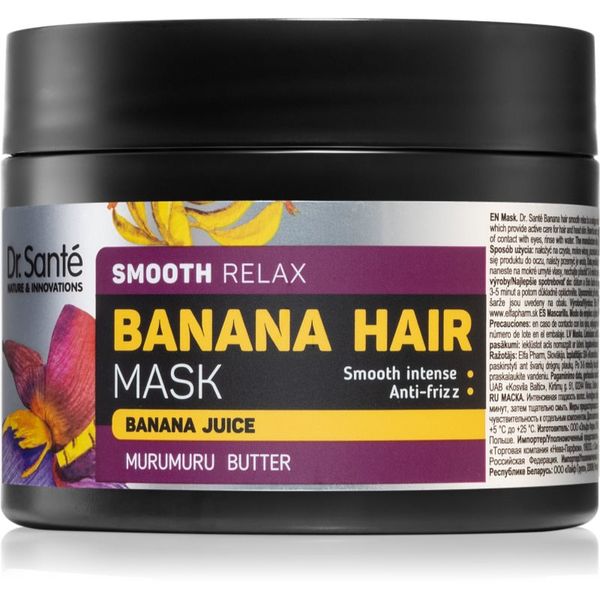 Dr. Santé Dr. Santé Banana maska za hidrataciju i zaglađivanje za suhu kosu 300 ml